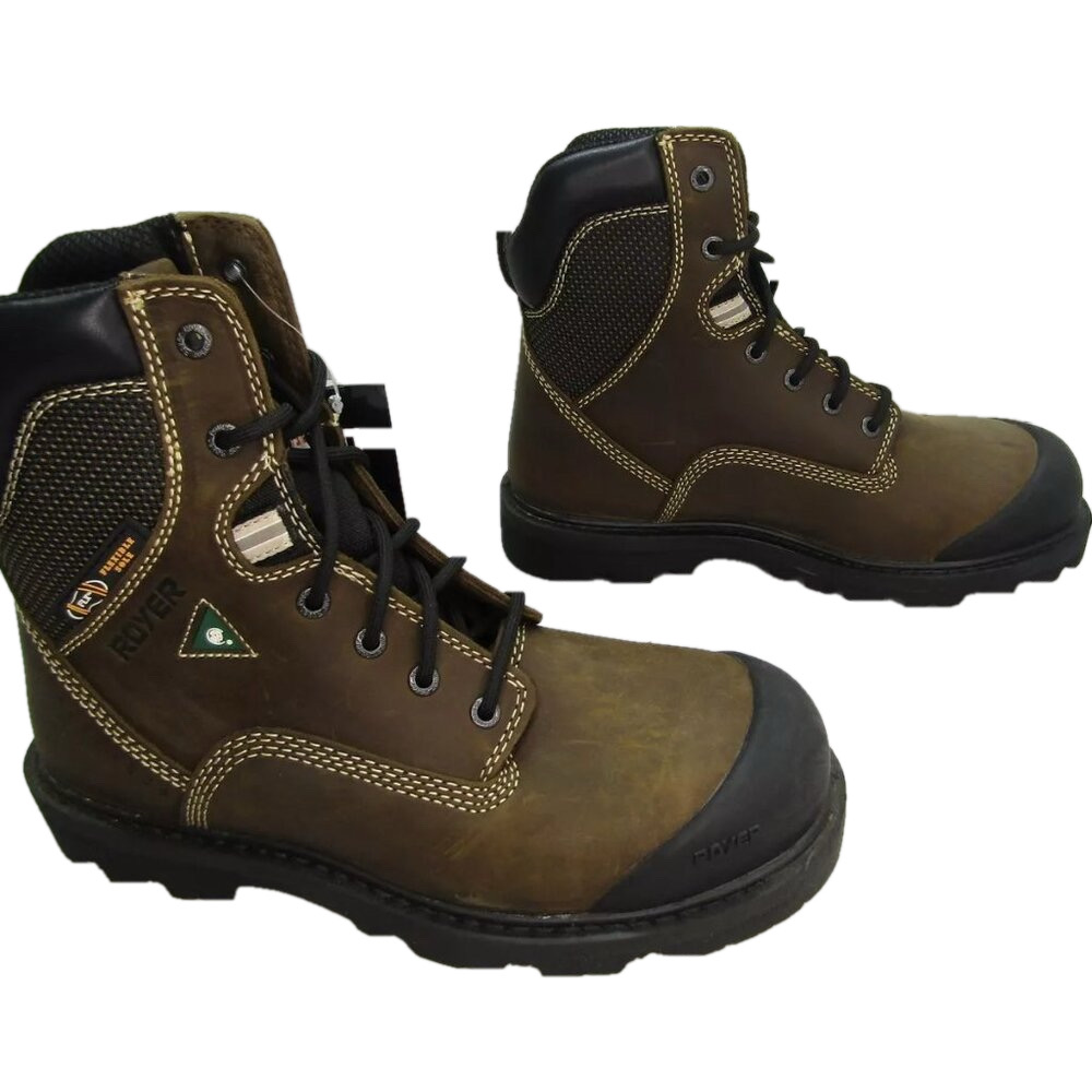 NEW ROYER Mens 8520FLX Work Boots Comfort Protection Bumper Toe  Size 11